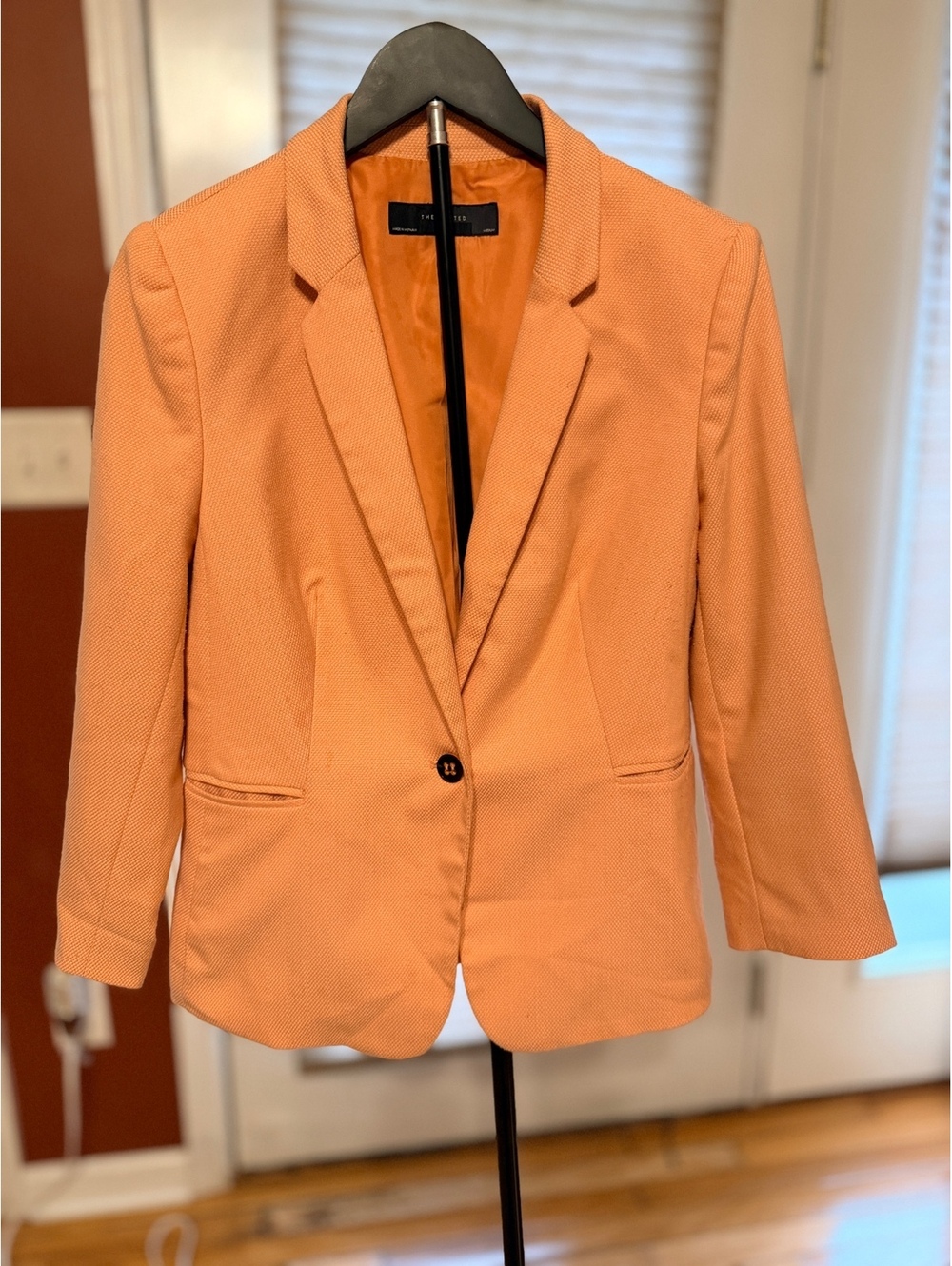 The Limited Women's Peach/Orange Blazer Medium